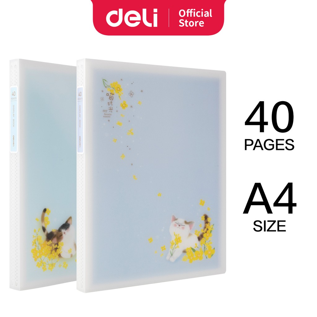 

Deli Buku File Map Buku A4 30/40/60 Halaman Desain berkartun Bahan anti air Sangat fleksibel 7260X