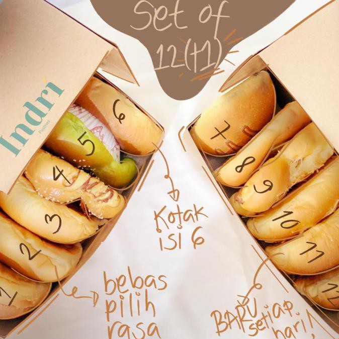 

Terbaru Roti isi campur (isi 12pcs + 1pcs)