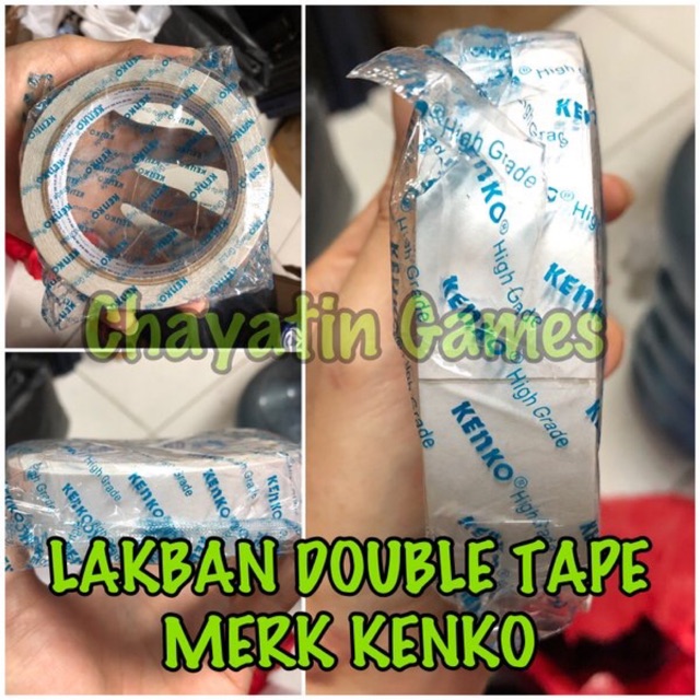 

LAKBAN DOUBLE TAPE - SOLATIP DOUBLE TAPE ukuran 2cm
