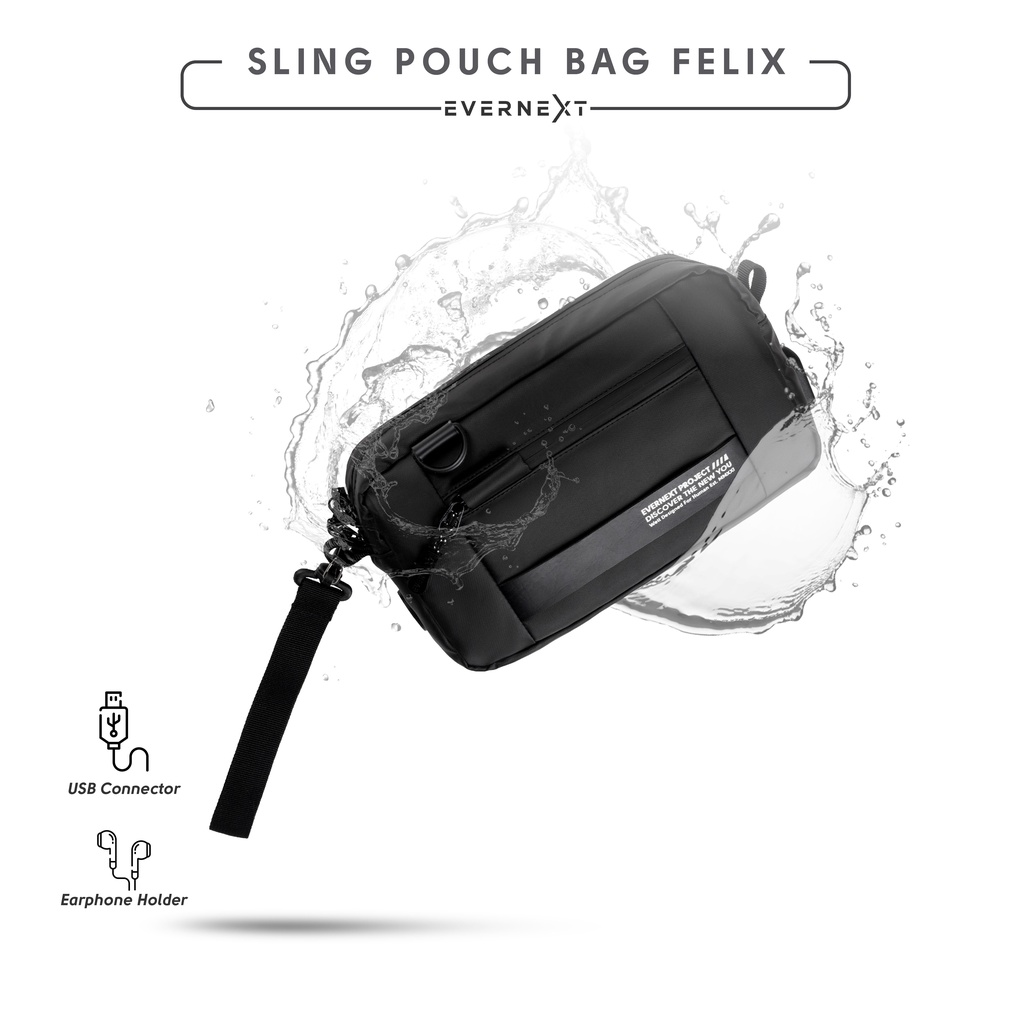 Clutch Bag Pria Anti Air Pouch Bag Waterproof Pria Sling Bag Pria Tas Selempang Distro Pria Tas Seko