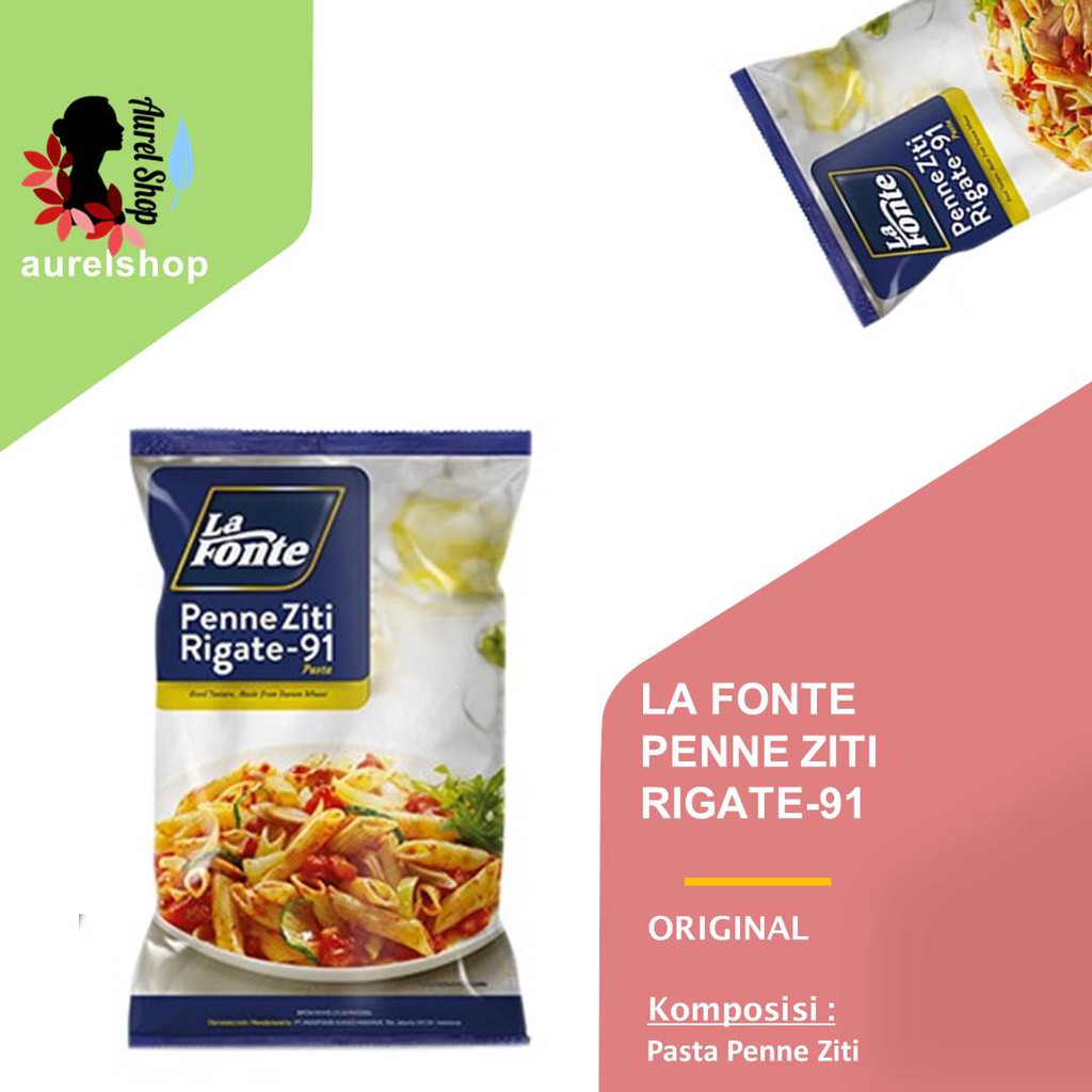 

LA FONTE PenneZiti Rigate-91 kemasan 500 gram