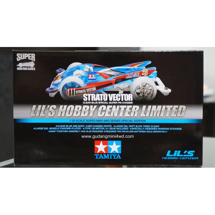 Tamiya Strato Vector Clear Blue Special (Sfm) Lil'S Hobby 92352 - Cc6Bbd - Original Asli
