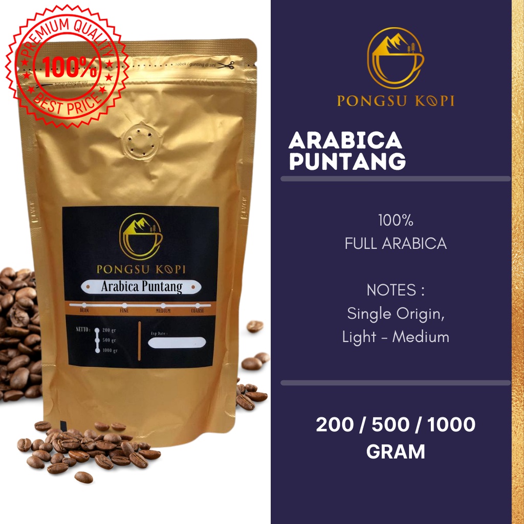 

KOPI ARABICA PUNTANG PREMIUM