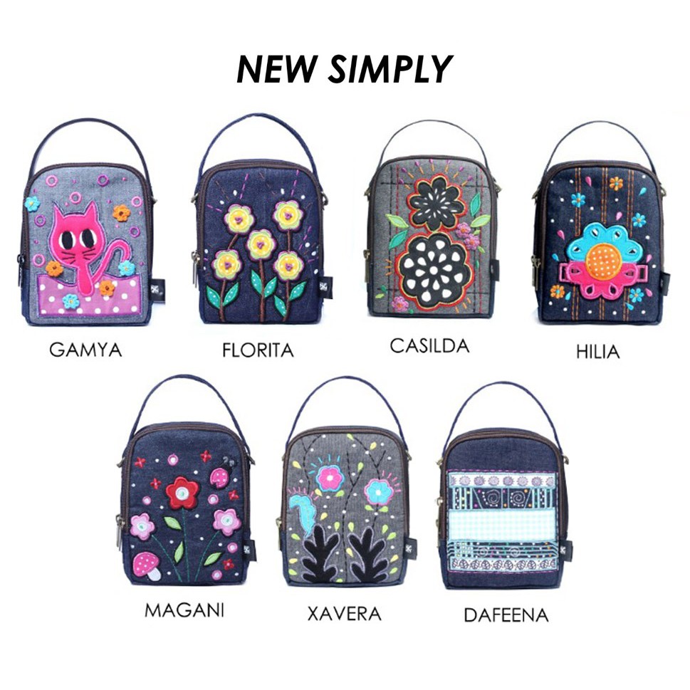 Tas Selempang Wanita Mudagaya New Simply, Tas Etnik Cantik Murah