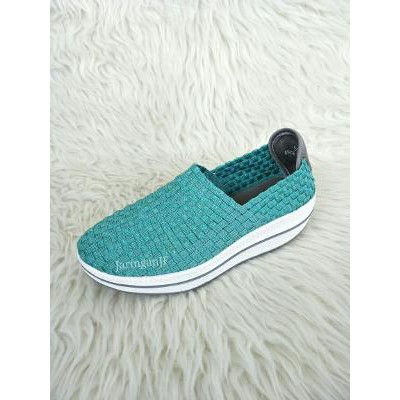 Promo OGGO NEW Sepatu Rajut Wanita   Sepatu Wedges   Sepatu OGGO ORIGINAL 517 Berkualitas