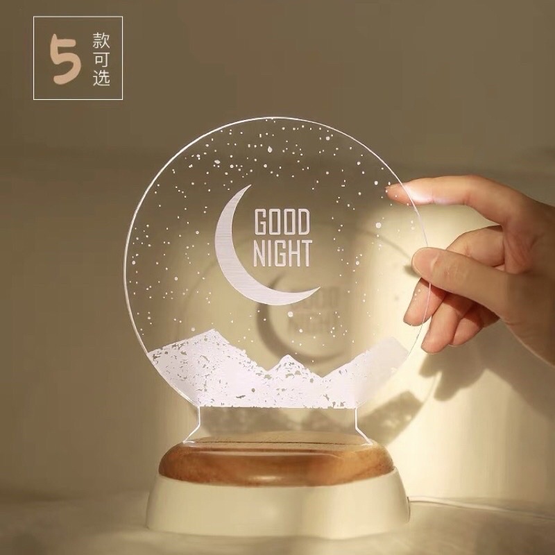 Lampu Hias Led 3D Lampu Tidur Hias