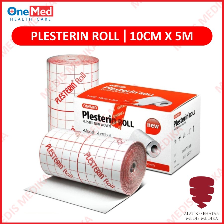 Plesterin Roll Onemed Plester Luka Alat P3K Non Woven Plester