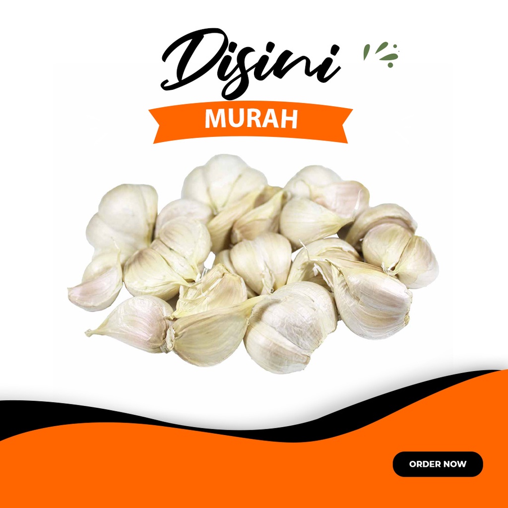 

bawang putih kating / cutting per 100gr