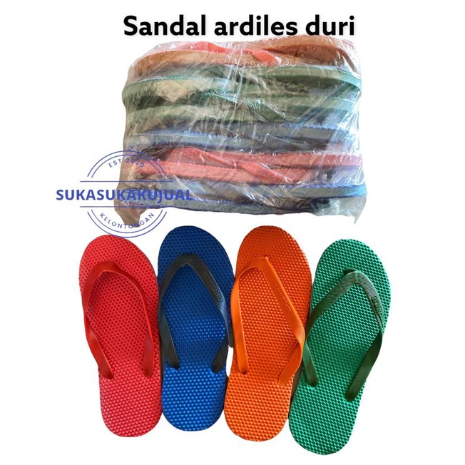 (6pasang)sandal ardiles duri