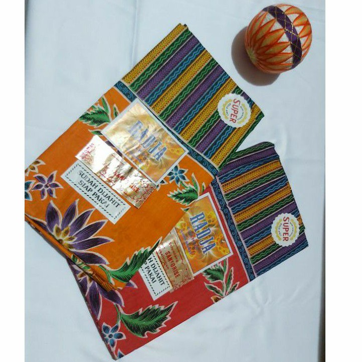 Selendang samping "RADJA" / kain gendongan bayi /pengais batik / jarik panjang