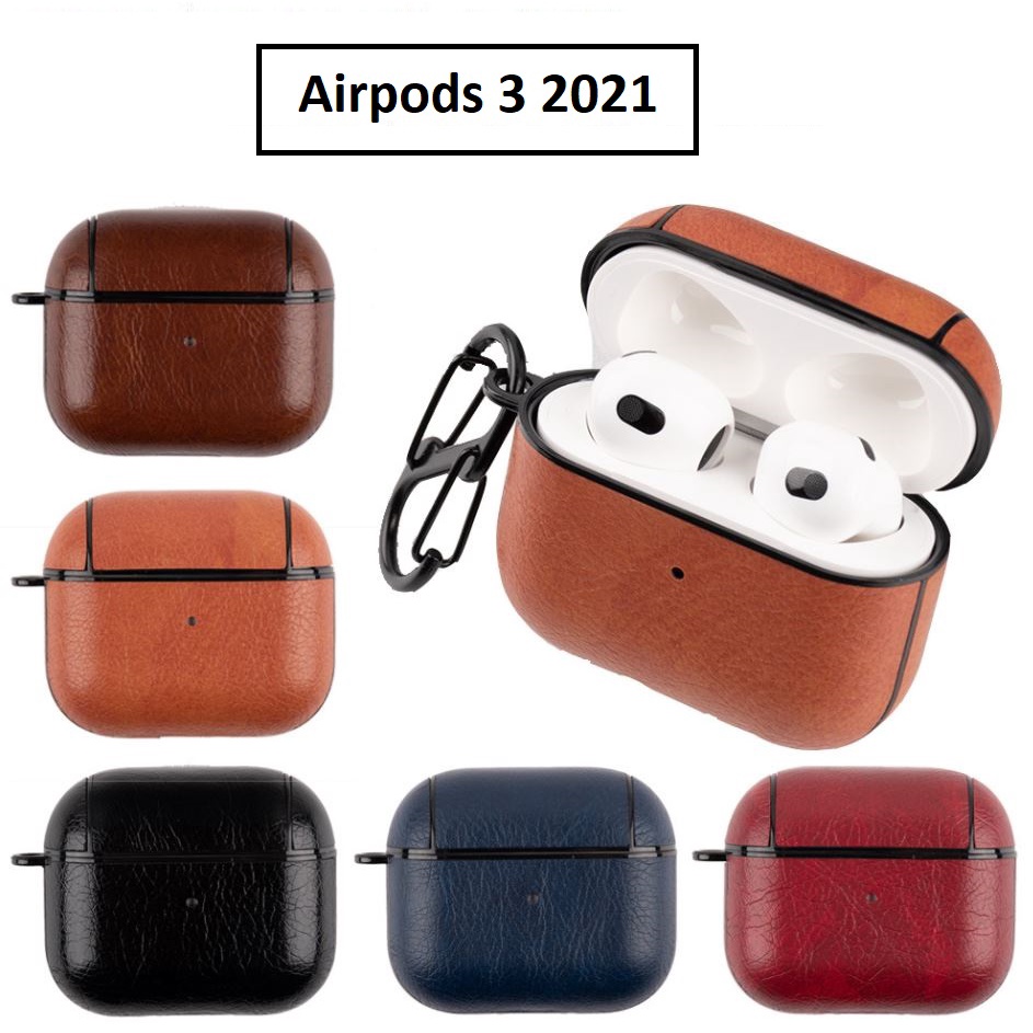 Premium Leather Case Apple Airpods 1 Case Airpods 2 Case Airpods Pro Airpods 3 2021