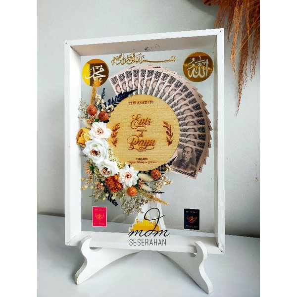 PO MAHAR CUSTOM 30X40 TRANSPARAN DOUBLE GLASS / MAHAR LASER CUTTING DOUBLE GLASS ACRYLIC RUSTIC