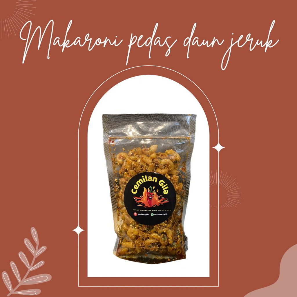 

Makaroni pedas daun jeruk 100gr / Makaroni bantet pedas