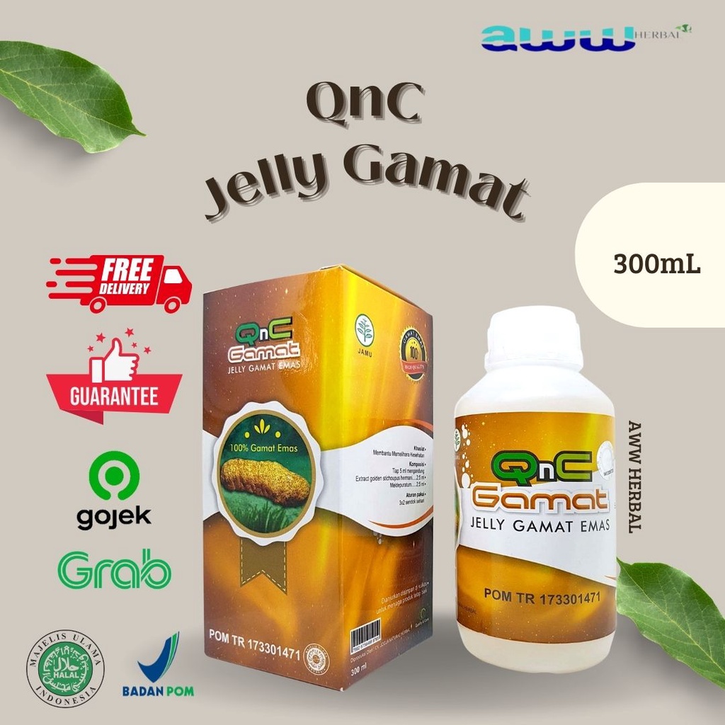 QnC Jelly Gamat 300ml