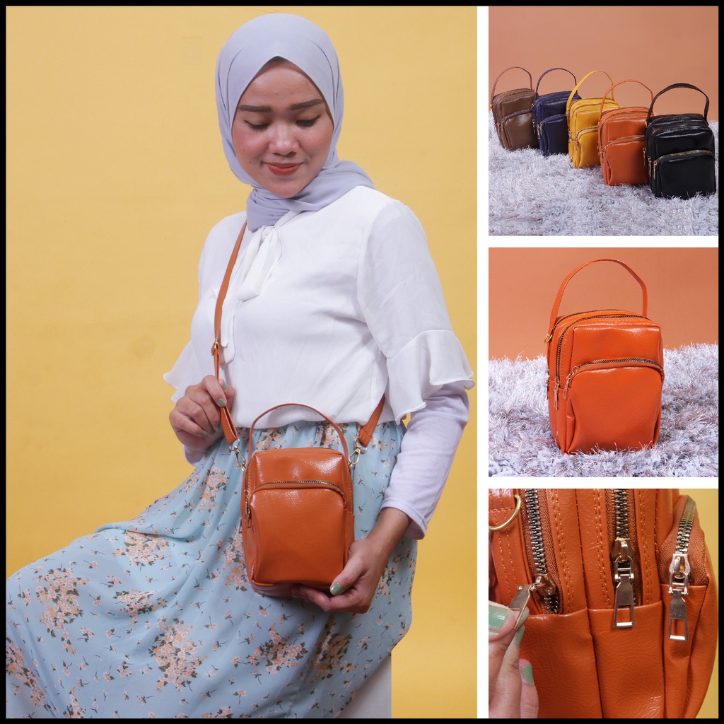 Sling Bag Wanita Mini Fashion Kekinian Trendy Terbaru Celline OL10