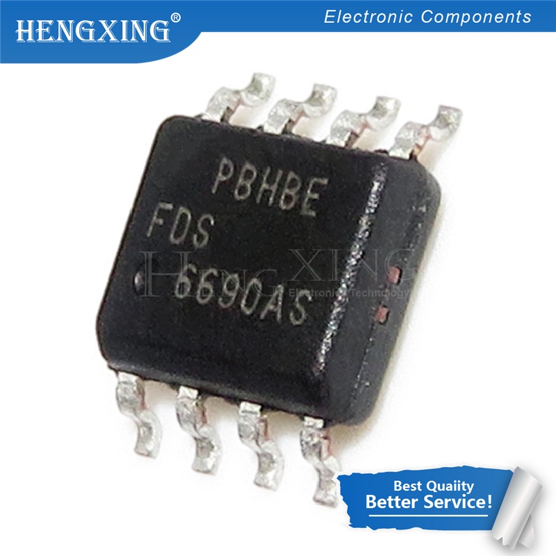 100pcs Ic FDS6690AS FDS6690 6690 SOP-8