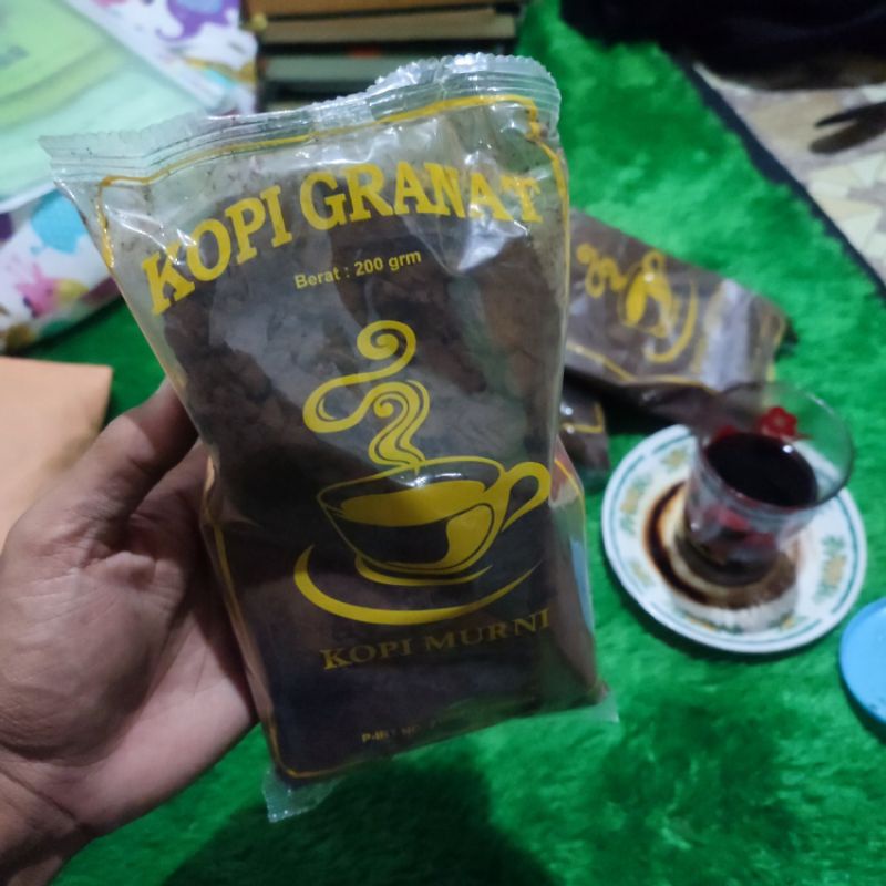 

Bubuk Kopi Murni Kopi Granat Lelet Khas Lasem Rembang