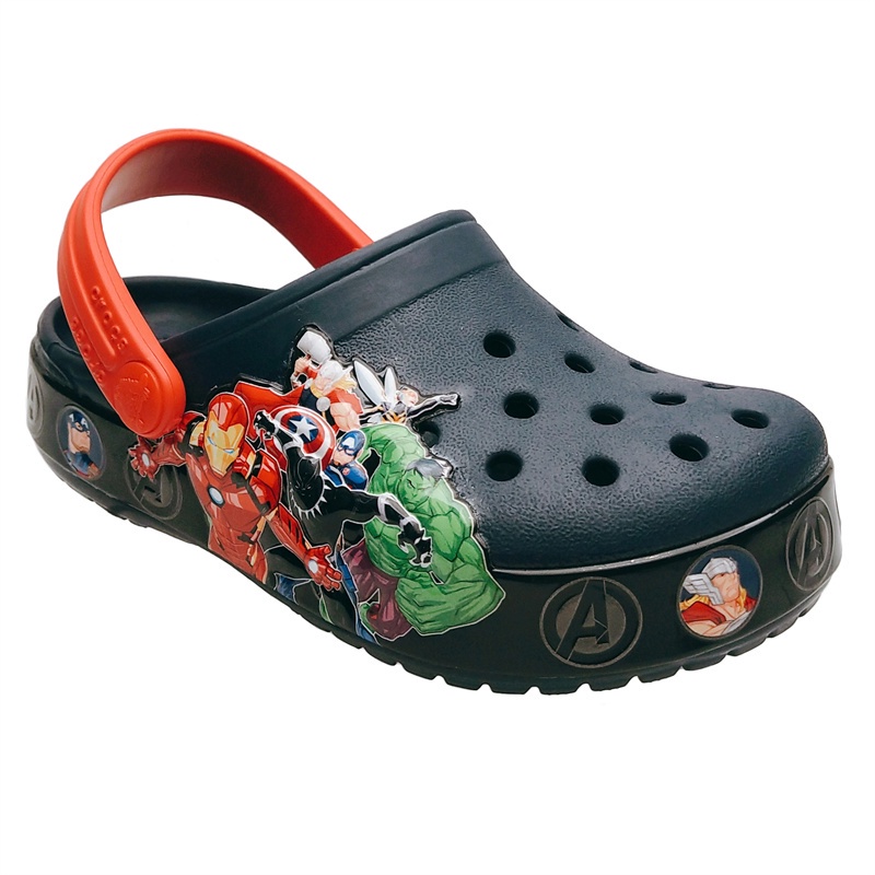 Crocs Anak Avengers New Sandal Karet Crocs Kids Sandal Anti Licin