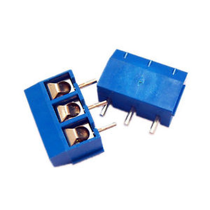 KF301 3P Terminal Blok Biru 3 Pin Kaki KF301-3P Block Connector