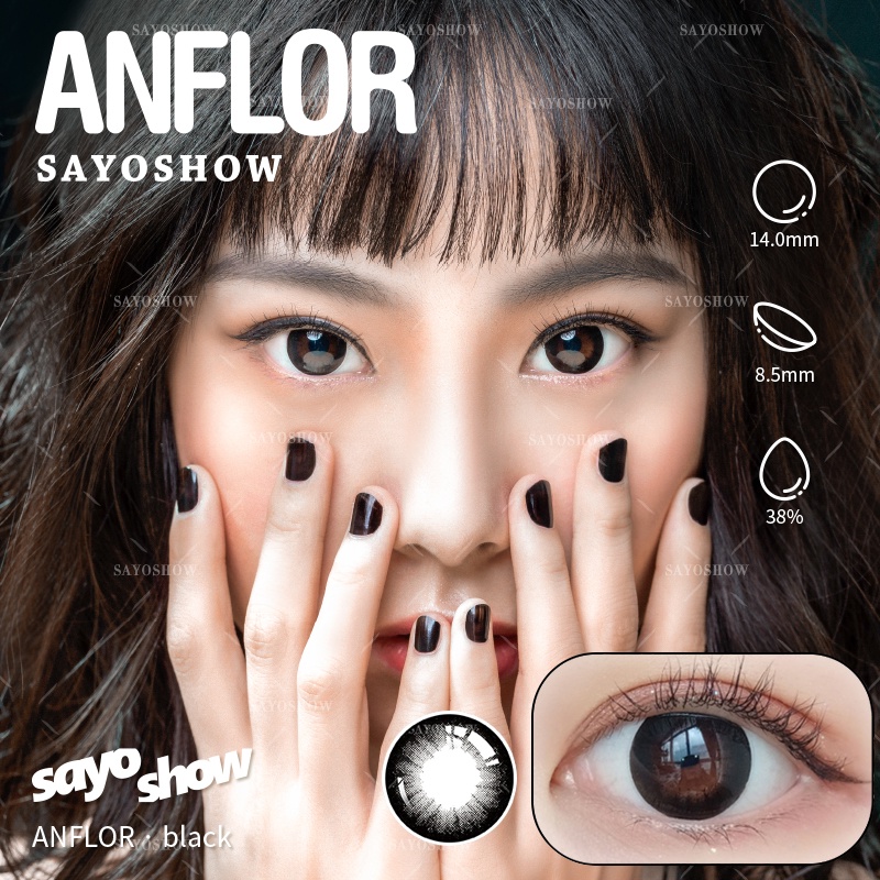 SAYOSHOW - Softlens Anflor Normal, Minus 1.00 S/D 8.00 (14 mm )