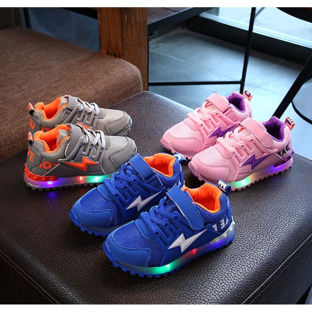 THUNDER Sepatu  Sport Anak  Laki  Laki  Perempuan Casual 