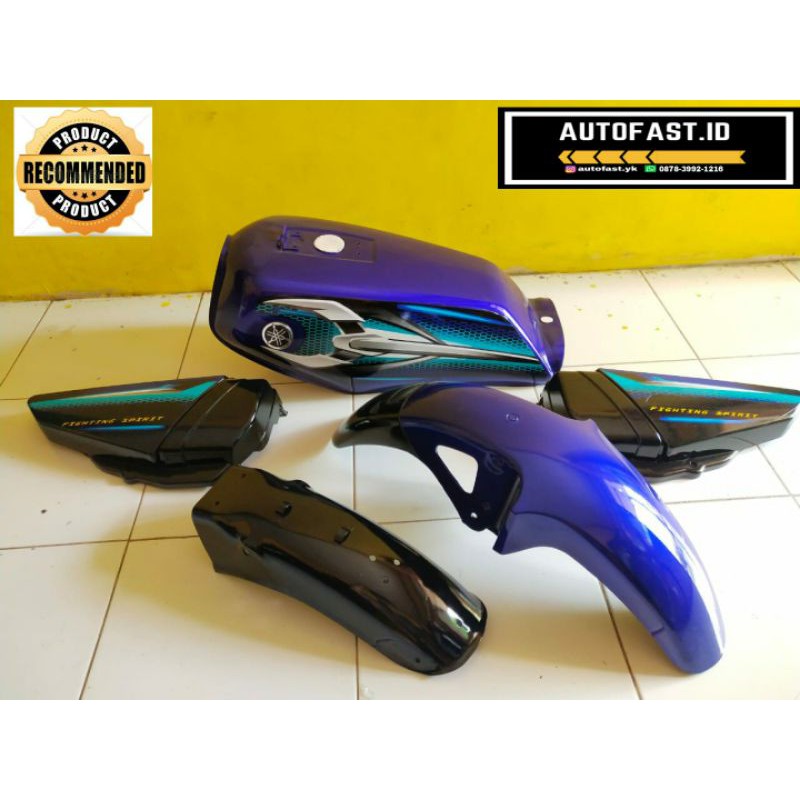 PAKET BODY SET RX KING 2007 WARNA BIRU