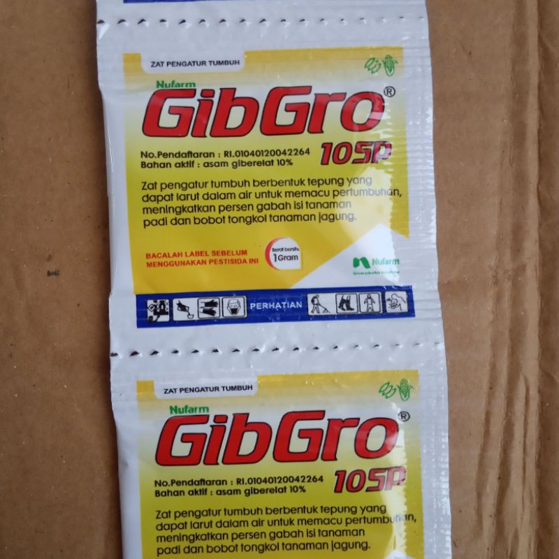 Zpt GIBGRO 10SP GIBERELIN GA3 ZPT Tanaman