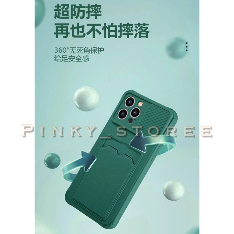 INFINIX HOT 11 NFC/SMART 6/ HOT 11/ SOFTCASE MACARON SLIDE CAMERA + SLOT CARD HOLDER / CASE SLIDING CAMERA + SLOT CARD DESIGN