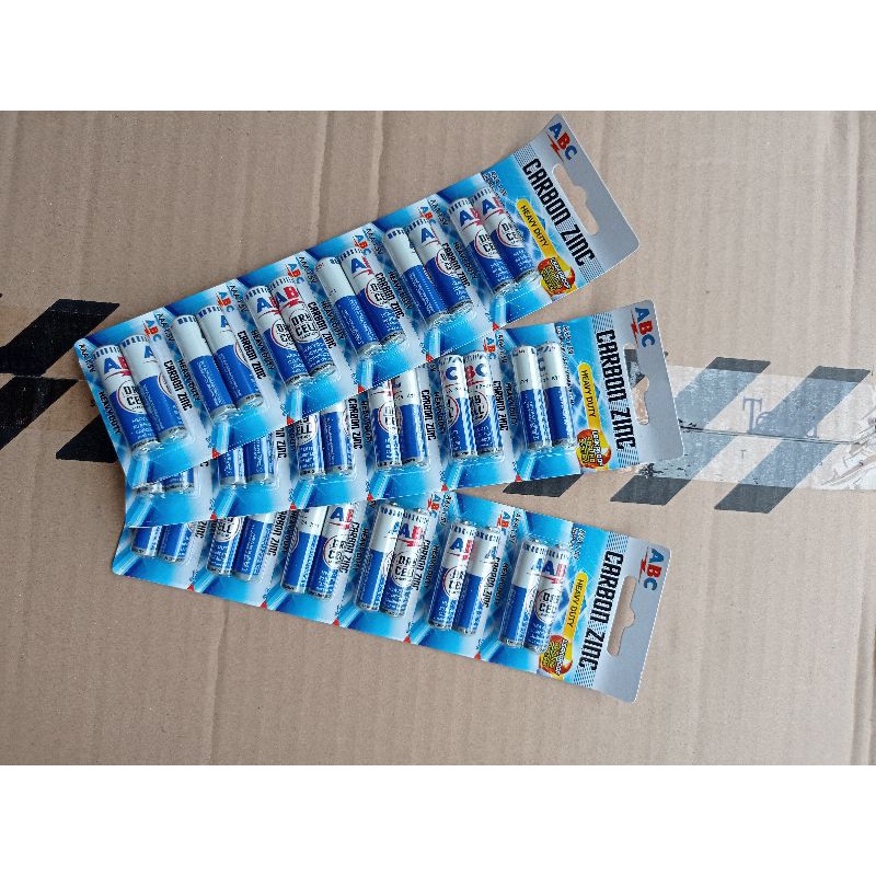 (12pcs) Baterai ABC / Baterai remot / Batu AAA / Baterai mainan