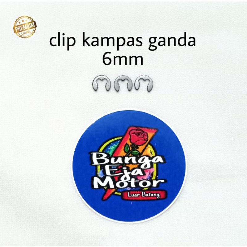 KLIP CLIP KAMPAS GANDA 6MM 3PCS CIRCLIP MIO BEAT FINO KARBURATOR