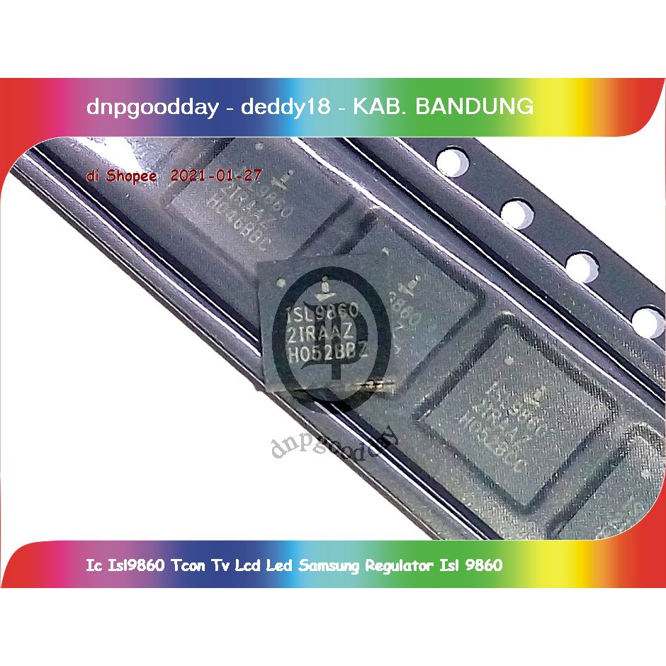 Ic Isl9860 Tcon Tv Lcd Led Samsung Regulator Isl 9860