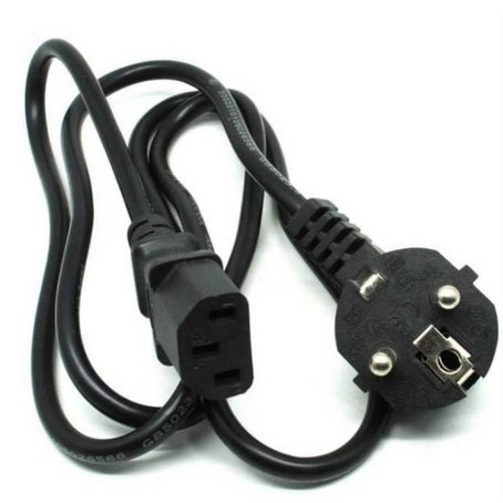 Kabel Power Cable Power Adaptor Charger Laptop Notebook / 0.75 CPU PC Komputer / 3 hole tebal