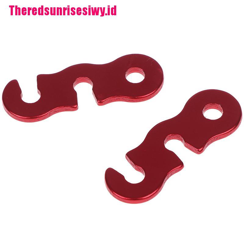 【Theredsunrisesiwy.id】10pcs Aluminium Alloy Adjuster Tent Rope Tightener Tensioner Quick Release