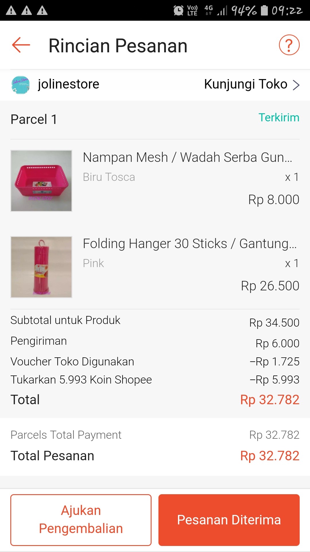 Nampan Mesh / Wadah Serba Guna / Kotak Serba Guna / Keranjang / Atk