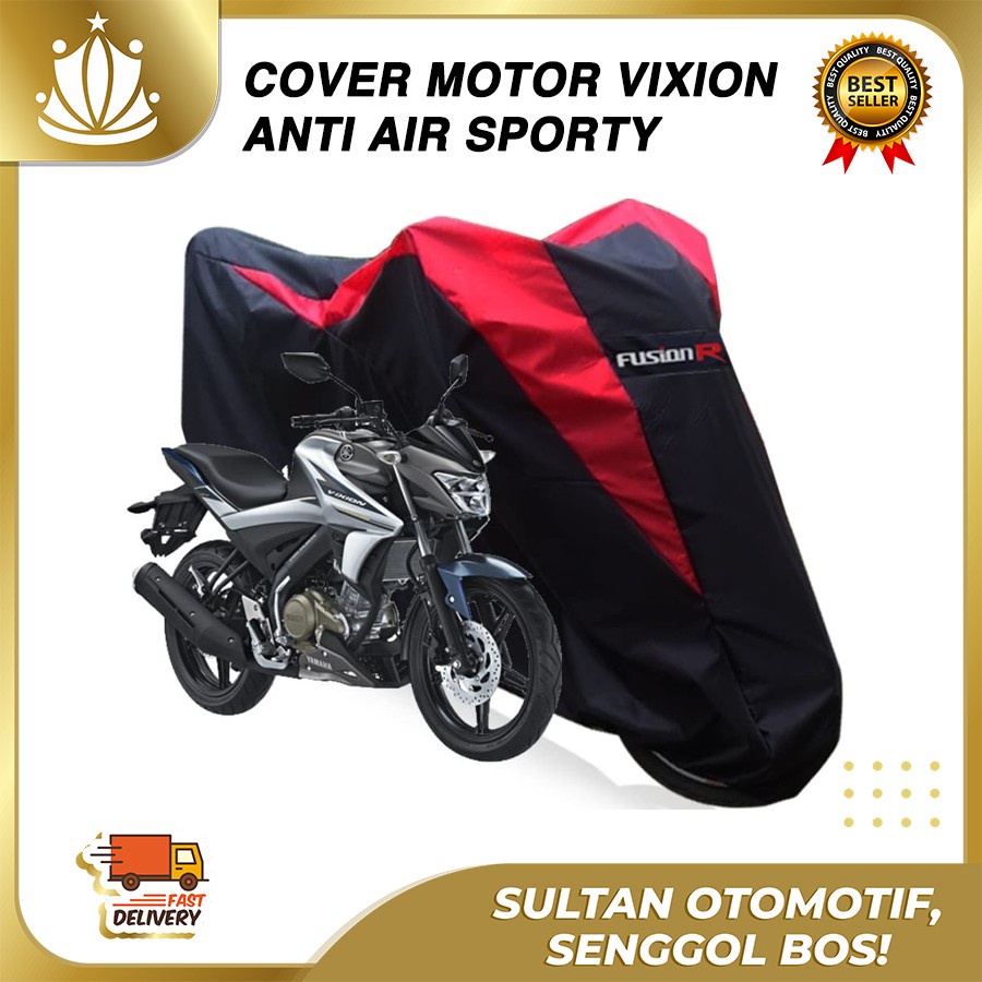 Sarung Motor Warna VIXION Waterproof / Penutup Motor Warna VIXION / Cover Motor Merek FUSION R