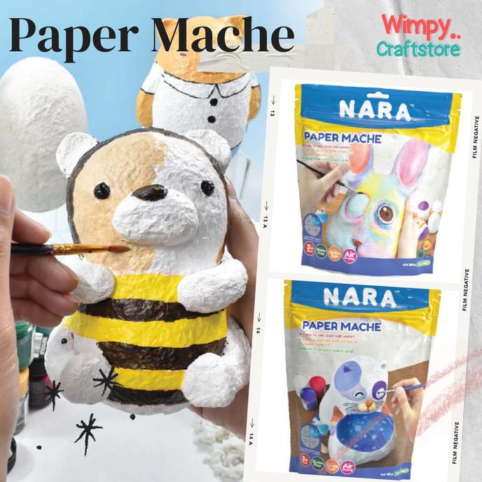 

NARA Paper Mache Air Dry Clay Bubur Kertas Paper Clay Modelling Clay wimp11 Ayo Beli