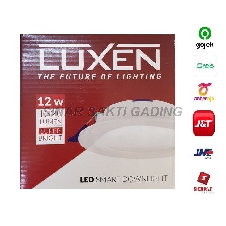 Luxen Lampu Led Downlight Panel 12 Watt Inbow DL12CDL / WW