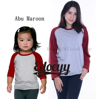  Kaos  Family Kaos  Keluarga Lengan Raglan  Raglan  Couple  