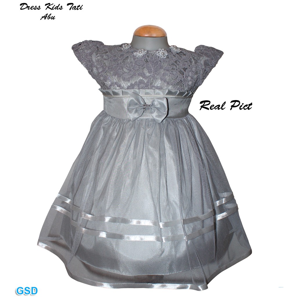 Dress Kids Tati/Fashion Dress Anak Perempuan/Gaun Pesta/ Baju Anak Kondangan 2 - 4 Tahun