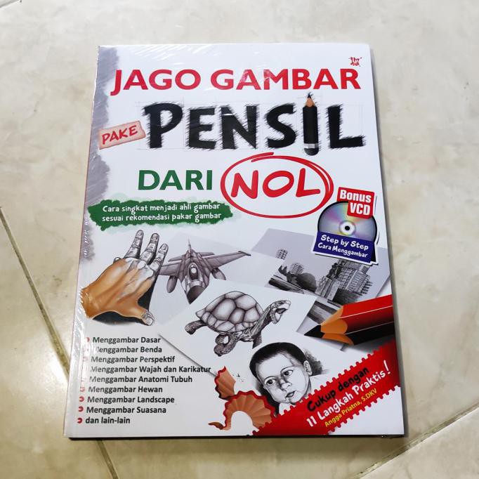

(PERALATAN MENGGAMBAR) JAGO GAMBAR PAKE PENSIL DARI NOL (BONUS VCD) TERBARU