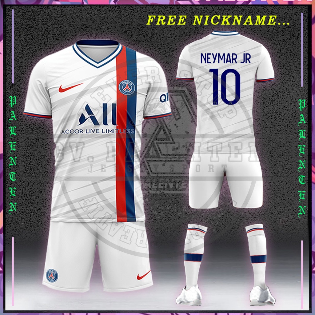 [RAYHAZ] - Jersey Futsal PSG Fullprint Bisa Custom Nama, Nomor, & Logo Sendiri//Jersey sepak bola Cu