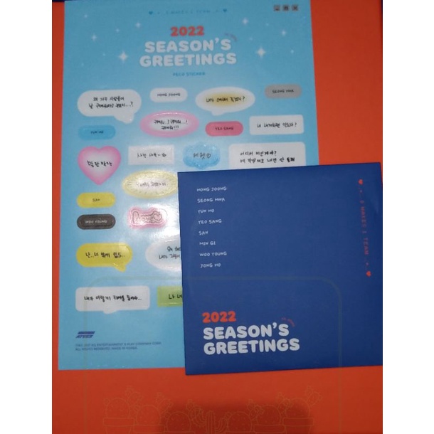 Season greeting ATEEZ 2022