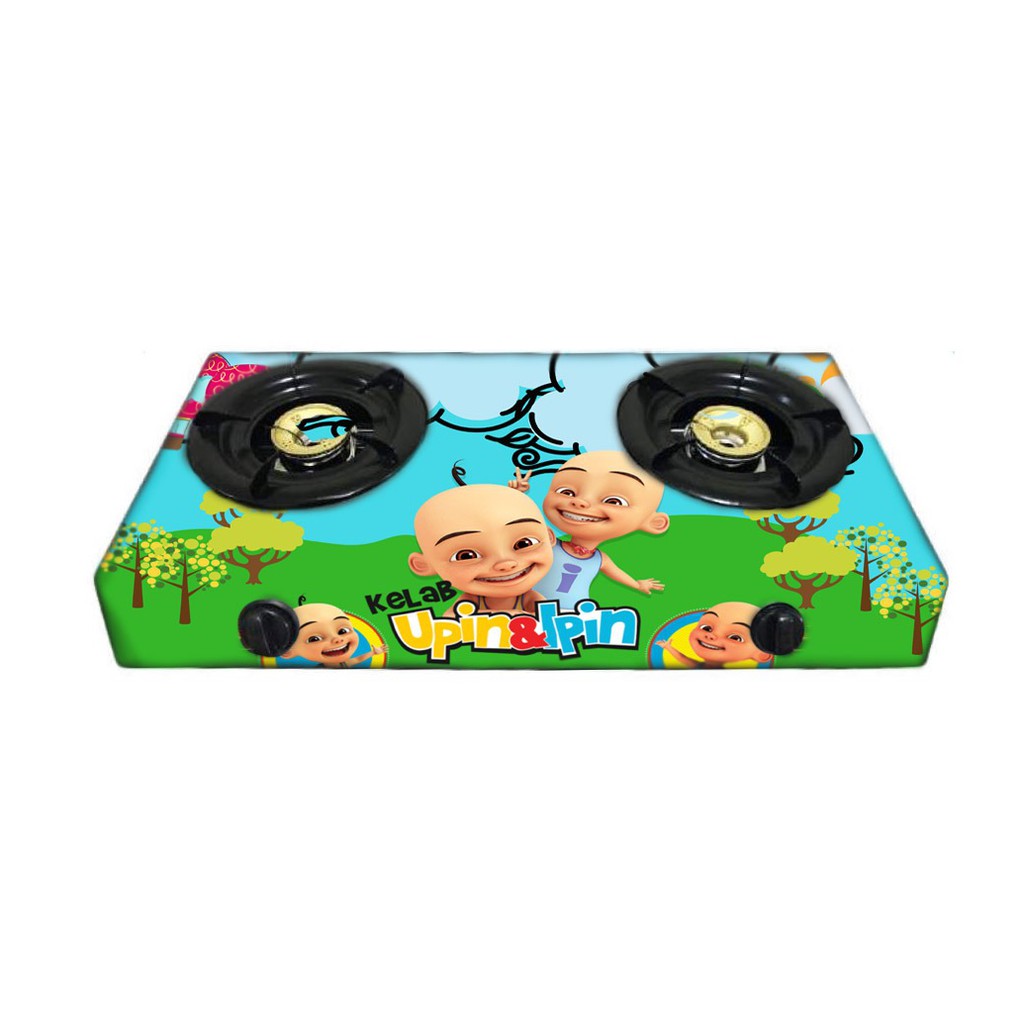 Sticker kompor 2 tungku upin ipin 100x50