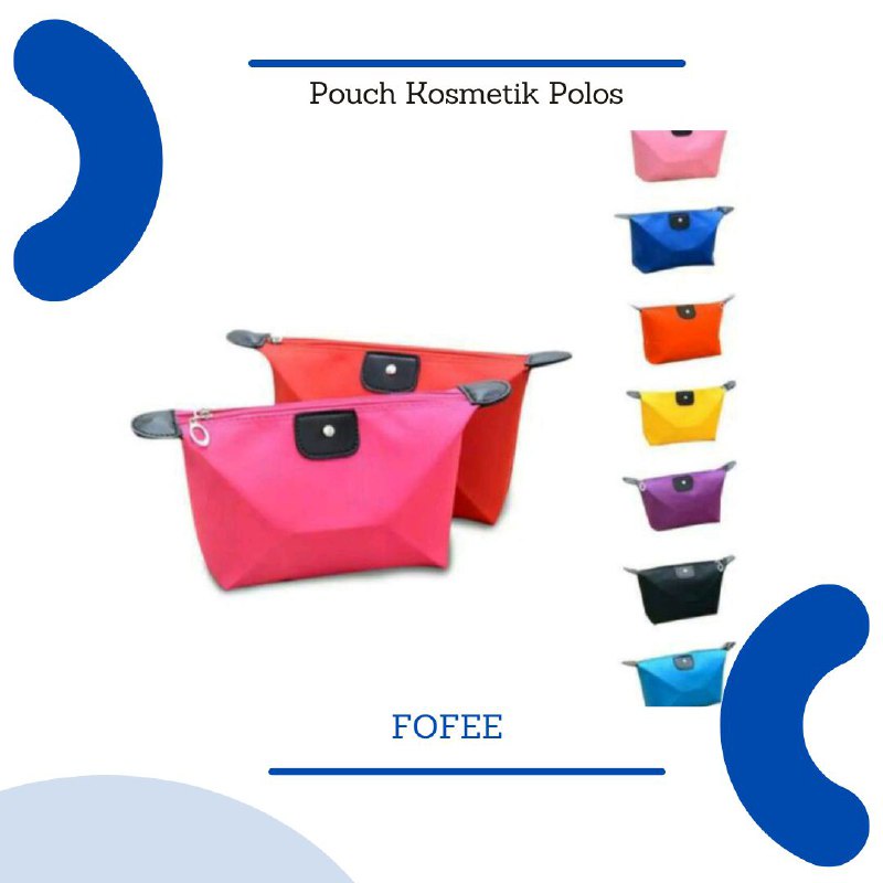 [IMPORT] - Pouch Tas make Up Kosmetik Polos Kode PKP8