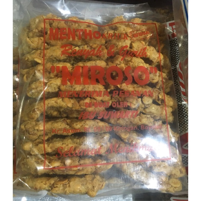 

Lento/Mentho kacang tanah