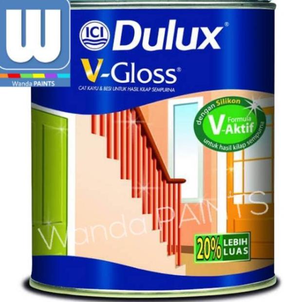 

[(BAYAR DITEMPAT) CAT MINYAK DULUX V GLOSS 1 KG (WARNA STANDARD)