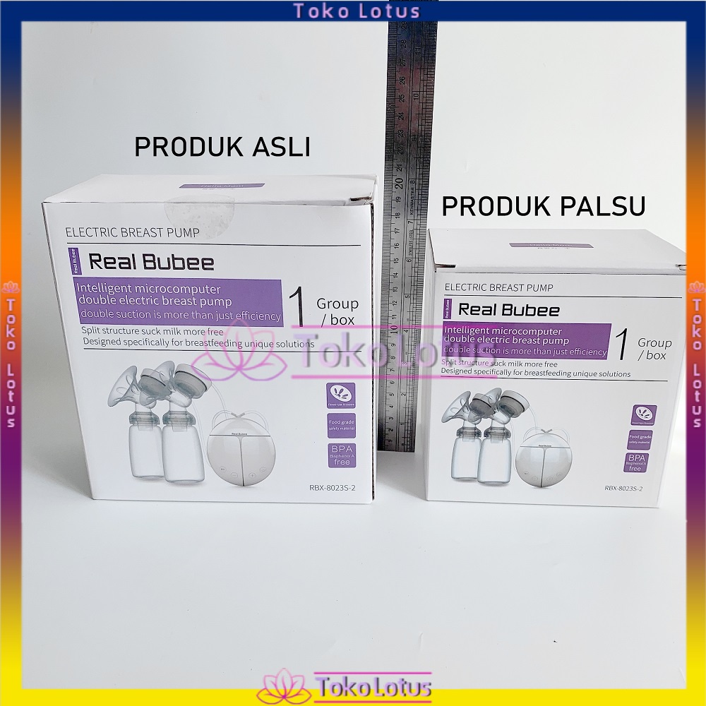 Real Bubee Double Electric Breast Pump  Pompa ASI Elektrik Ganda - Bisa ECER DOT