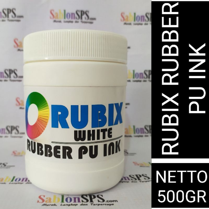 TINTA SABLON RUBBER PU WHITE PASTA URETHANE PUTIH 500GR