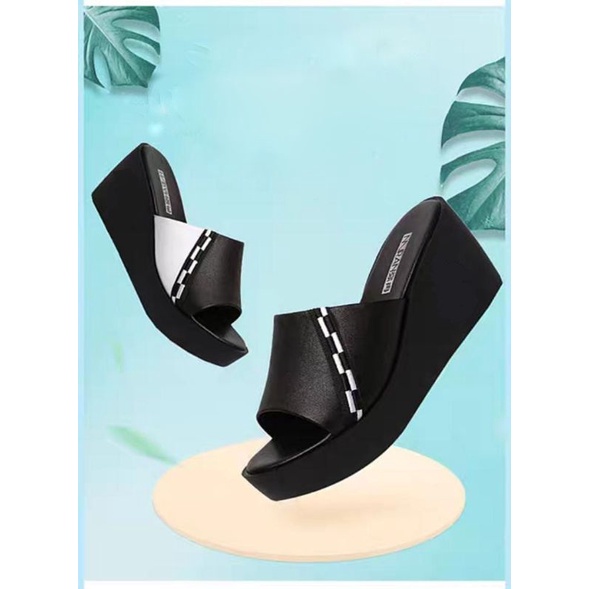 sandal wanita terbaru/sandal  wedges/sandal import /sandal pesta/bisban