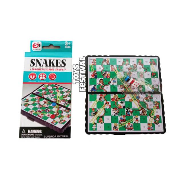 Ular Tangga / Snake Ladder Board Games / Mainan Anak Ular Tangga